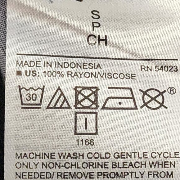 Old Navy Navy Blue White Polka Dot V Neck Pull On Long Sleeve Rayon Top Size S - Picture 16 of 16